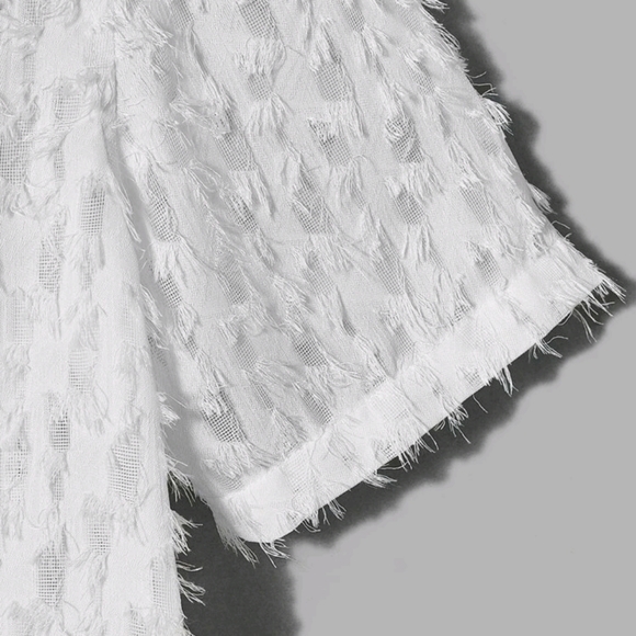 Brand NEW✨️ Men's Button down white textured shirt size s - Picture 3 of 3